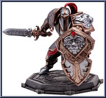 Human Warrior & Human Paladin (Rare) from World of Warcraft - Basic Series manufactured by McFarlane [Loose]