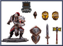 Human Warrior & Human Paladin (Rare) from World of Warcraft - Basic Series manufactured by McFarlane [Loose]
