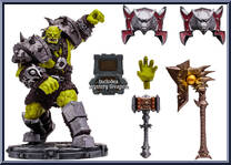 Orc Warrior & Orc Shaman (Rare) from World of Warcraft - Basic Series manufactured by McFarlane [Loose]