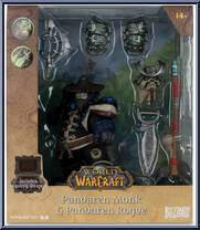 Pandaren Monk & Pandaren Rogue from World of Warcraft - Posed Figures manufactured by McFarlane [Front]
