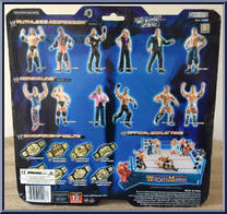 Teddy Long / Rey Mysterio from WWE Adrenaline - Series 13 manufactured by Jakks Pacific [Back]