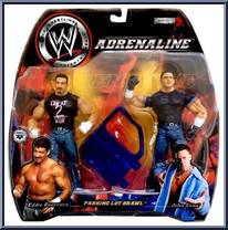 Eddie Guerrero / John Cena from WWE Adrenaline - Series  5 manufactured by Jakks Pacific [Front]