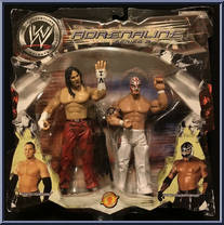 Matt Hardy / Rey Mysterio from WWE Adrenaline - Series  2 manufactured by Jakks Pacific [Front]