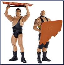 Andre the Giant & Big Show from WWE Battle Packs - Series 33 manufactured by Mattel [Loose]