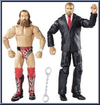 Daniel Bryan & Triple H from WWE Battle Packs - Series 32 manufactured by Mattel [Loose]