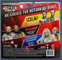 Charlotte & Ric Flair from WWE Battle Packs - Series 41 manufactured by Mattel [Back]