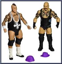 Brodus Clay & Tensai from WWE Battle Packs - Series 27 manufactured by Mattel [Loose]