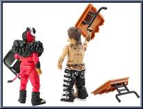 Hornswoggle & El Torito from WWE Battle Packs - Series 34 manufactured by Mattel [Loose]
