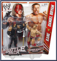 Kane vs. Daniel Bryan from WWE Battle Packs - Series 21 manufactured by Mattel [Front]