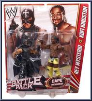 Rey Mysterio vs. Kofi Kingston from WWE Battle Packs - Series 23 manufactured by Mattel [Front]