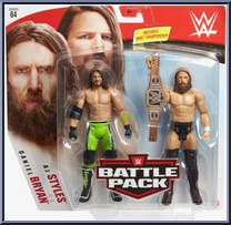 AJ Styles / Daniel Bryan from WWE Battle Packs - Series 64 manufactured by Mattel [Front]