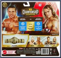 British Bulldog vs Shawn Michaels from WWE Championship Showdown - Series 16 manufactured by Mattel [Back]