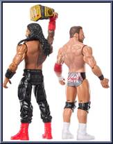 Roman Reigns vs LA Knight from WWE Championship Showdown - Series 21 manufactured by Mattel [Loose]