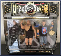 Edge / Big Show / John Cena from WWE Classic Superstars - 3-Packs manufactured by Jakks Pacific [Front]