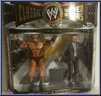 Giant Gonzalez / Harvey Wippleman from WWE Classic Superstars - 2-Packs - Series  8 manufactured by Jakks Pacific [Front]