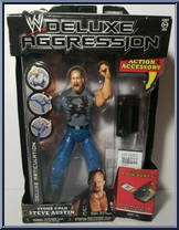 Steve Austin from WWE Deluxe Aggression - Series 20 manufactured by Jakks Pacific [Front]