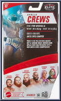 Apollo Crews (Blue Shorts) from WWE Elite Collection - Series  87 manufactured by Mattel [Back]