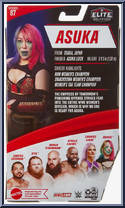 Asuka from WWE Elite Collection - Series  87 manufactured by Mattel [Back]