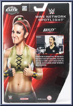 Bayley (Takeover: Brooklyn) from WWE Elite Collection - WWE Network Spotlight manufactured by Mattel [Back]