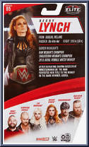 Becky Lynch from WWE Elite Collection - Series  85 manufactured by Mattel [Back]