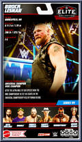 Brock Lesnar (Blue Overalls) (Chase) from WWE Elite Collection - Series  99 manufactured by Mattel [Back]