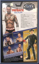 C.M. Punk from WWE Elite Collection - PPV - 2014 manufactured by Mattel [Back]