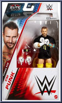 CM Punk from WWE Elite Collection - Series 113 manufactured by Mattel [Front]