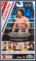 Carlito (White Shorts) from WWE Elite Collection - Series 113 manufactured by Mattel [Back]