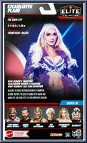 Charlotte Flair from WWE Elite Collection - Series  92 manufactured by Mattel [Back]