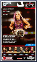 Dakota Kai from WWE Elite Collection - Series 104 manufactured by Mattel [Back]