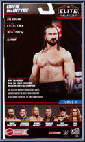 Drew McIntyre from WWE Elite Collection - Series  89 manufactured by Mattel [Back]