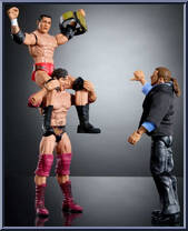 Evolution (Batista / Triple H / Randy Orton) from WWE Elite Collection - Box Sets manufactured by Mattel [Loose]