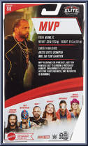 MVP from WWE Elite Collection - Series  88 manufactured by Mattel [Back]