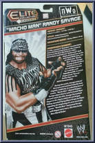 Macho Man Randy Savage (NWO) from WWE Elite Collection - Exclusives manufactured by Mattel [Back]