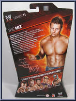 Miz from WWE Elite Collection - Series  11 manufactured by Mattel [Back]