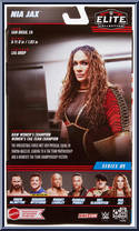 Nia Jax (Purple) (Chase) from WWE Elite Collection - Series  89 manufactured by Mattel [Back]