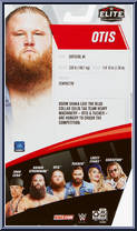 Otis from WWE Elite Collection - Series  76 manufactured by Mattel [Back]