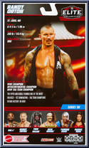 Randy Orton from WWE Elite Collection - Series  98 manufactured by Mattel [Back]