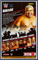 Rikishi from WWE Elite Collection - From the WWE Vault - Series 2 manufactured by Mattel [Back]