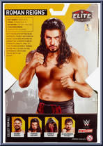 Roman Reigns from WWE Elite Collection - NXT Take Over 3 manufactured by Mattel [Back]