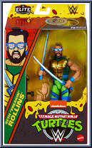 Seth "Freakin" Rollins / Leonardo from WWE Elite Collection - Teenage Mutant Ninja Turtles manufactured by Mattel [Front]