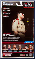 Sgt. Slaughter from WWE Elite Collection - Series  89 manufactured by Mattel [Back]