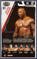 Shelton Benjamin from WWE Elite Collection - Series  63 manufactured by Mattel [Back]