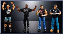 SmackDown 25th Anniversary 4-Pack from WWE Elite Collection - Box Sets manufactured by Mattel [Loose]