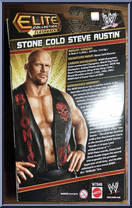 Stone Cold Steve Austin from WWE Elite Collection - Exclusives manufactured by Mattel [Back]