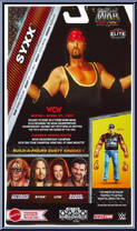 Syxx from WWE Elite Collection - Monday Night War - Series 5 manufactured by Mattel [Back]