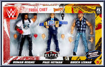 Tribal Chief vs Beast Incarnate from WWE Elite Collection - Box Sets manufactured by Mattel [Front]