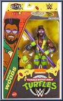 Xavier Woods / Donatello from WWE Elite Collection - Teenage Mutant Ninja Turtles manufactured by Mattel [Front]