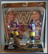 Shawn Michaels / Marty Jannetty from WWE Elite Collection - Legends - Exclusives manufactured by Mattel [Front]