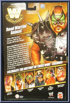 Road Warrior Animal from WWE Elite Collection - Legends - Series  1 manufactured by Mattel [Back]